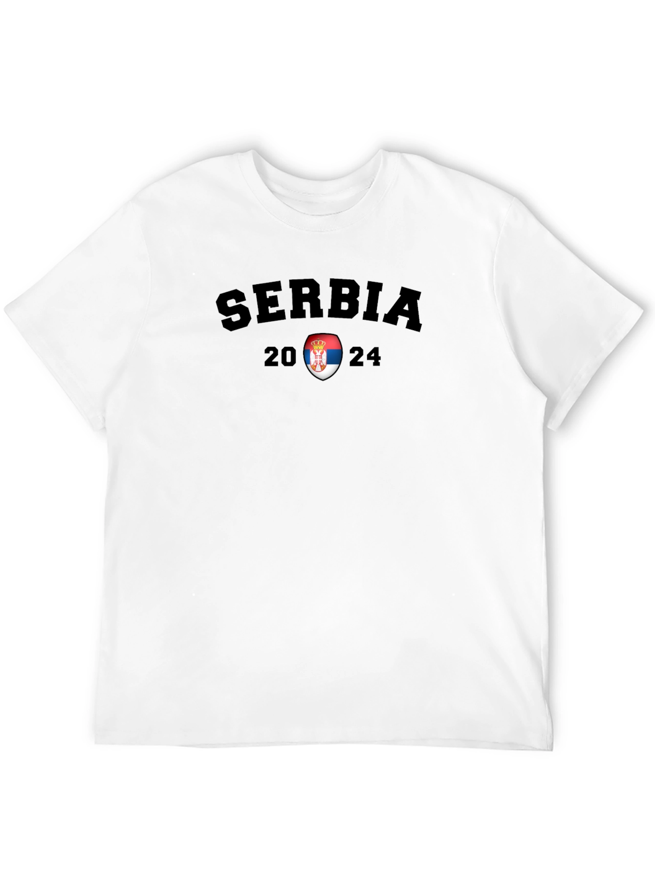 Serbia 2024 Black T-Shirt