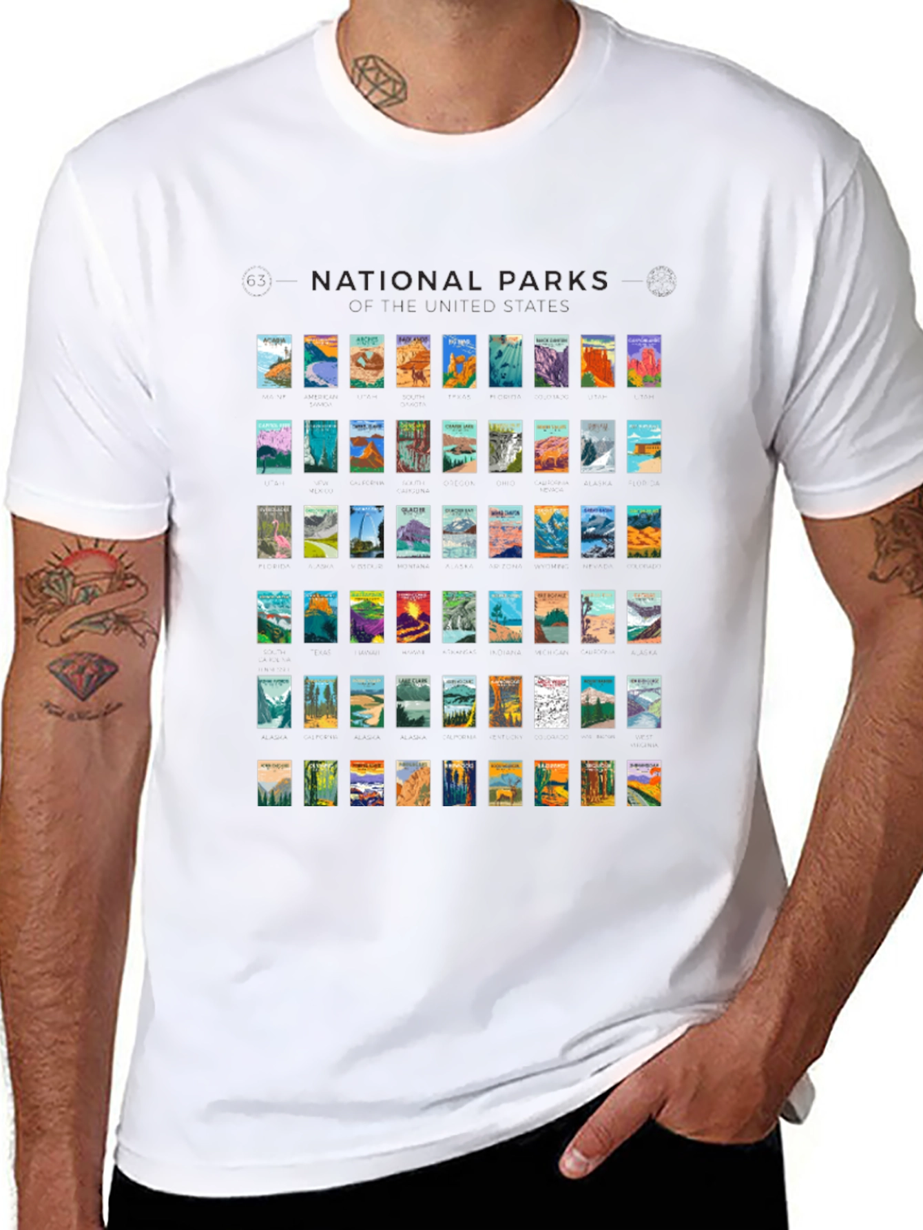 National Parks Graphic T-Shirt