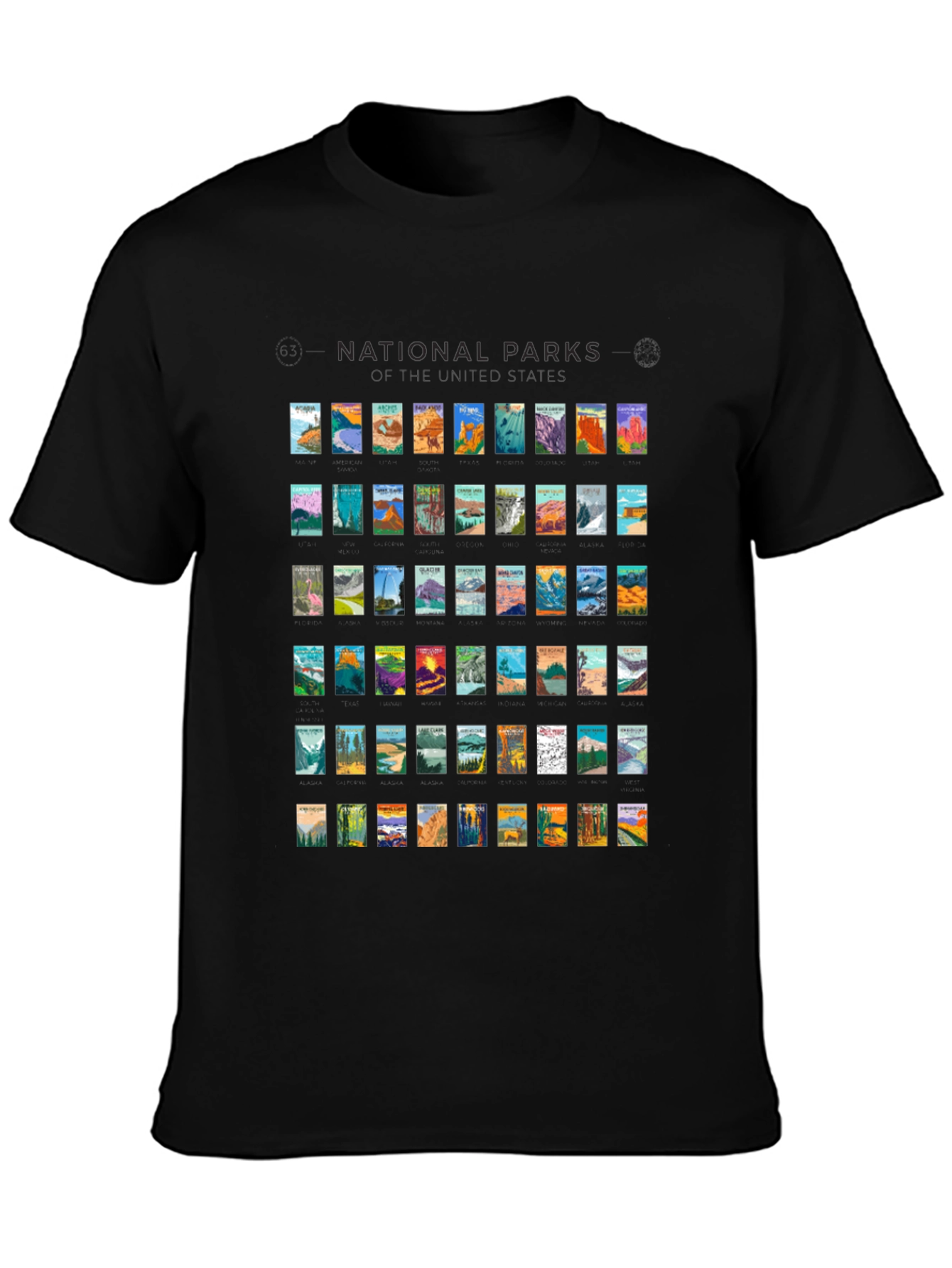 National Parks Graphic T-Shirt