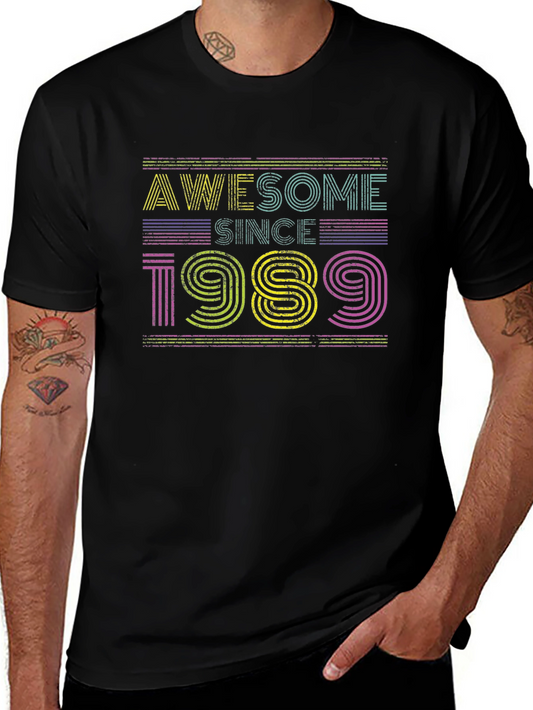 Awesome Since 1989 Graphic T-Shirt