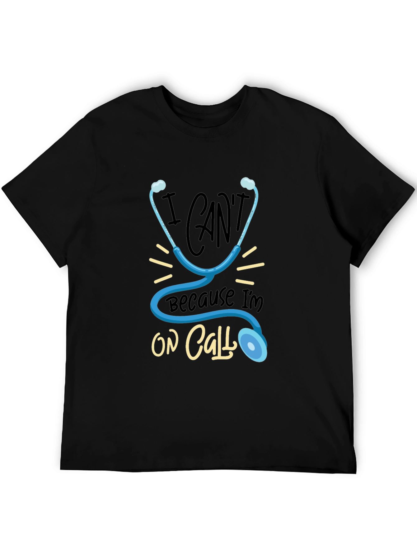 On Call Stethoscope Graphic T-Shirt