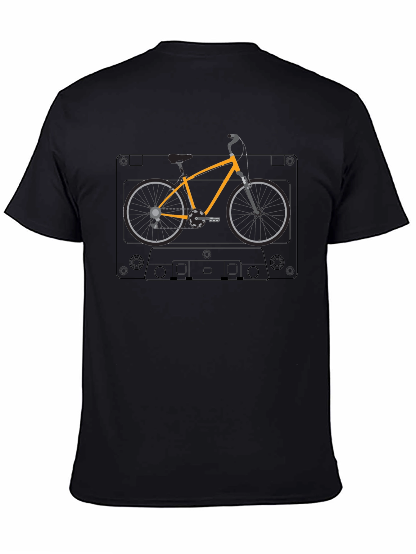 Retro Bicycle Cassette Tape Graphic Tee