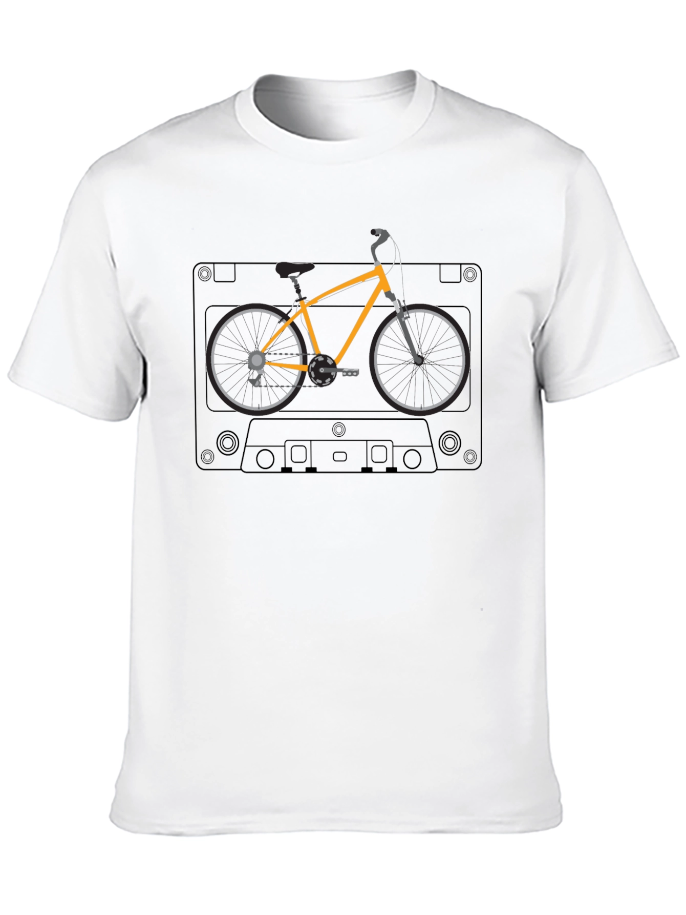 Retro Bicycle Cassette Tape Graphic Tee