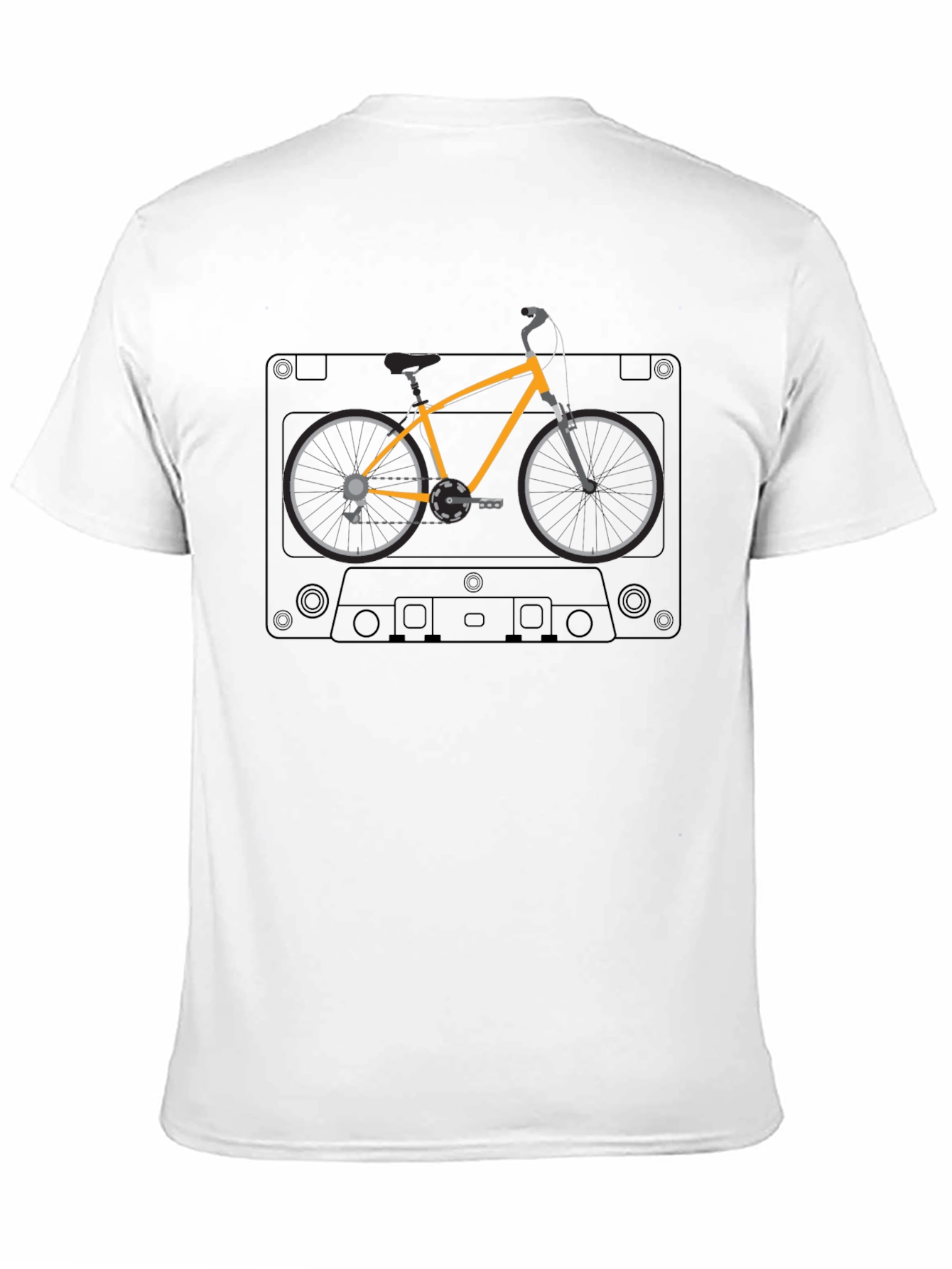 Retro Bicycle Cassette Tape Graphic Tee