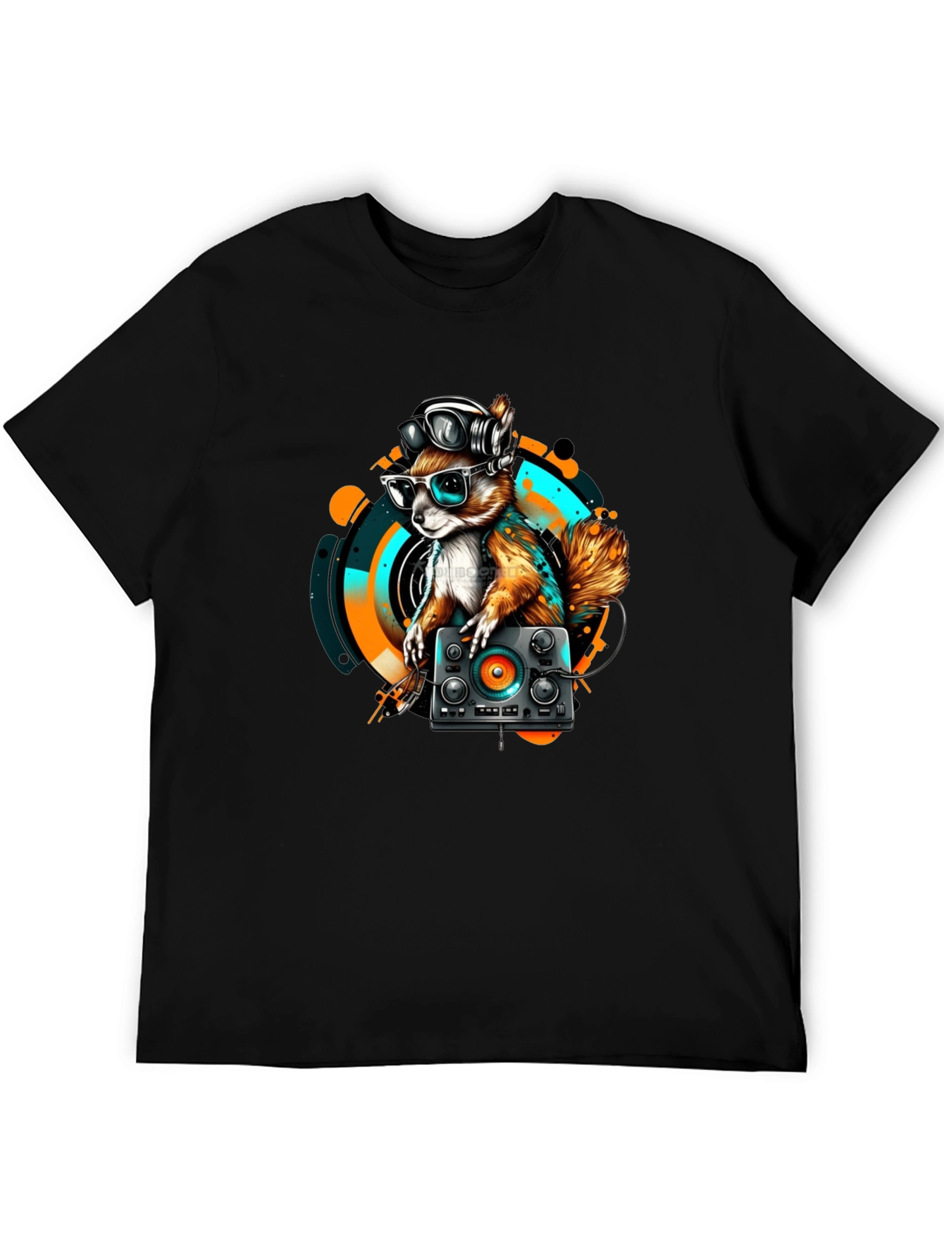 DJ Squirrel T-Shirt - Funky Urban Design