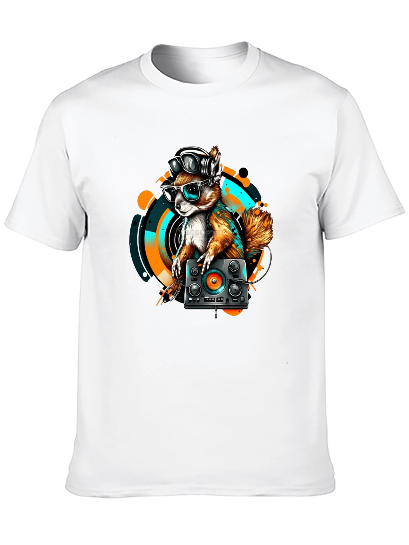 DJ Squirrel T-Shirt - Funky Urban Design