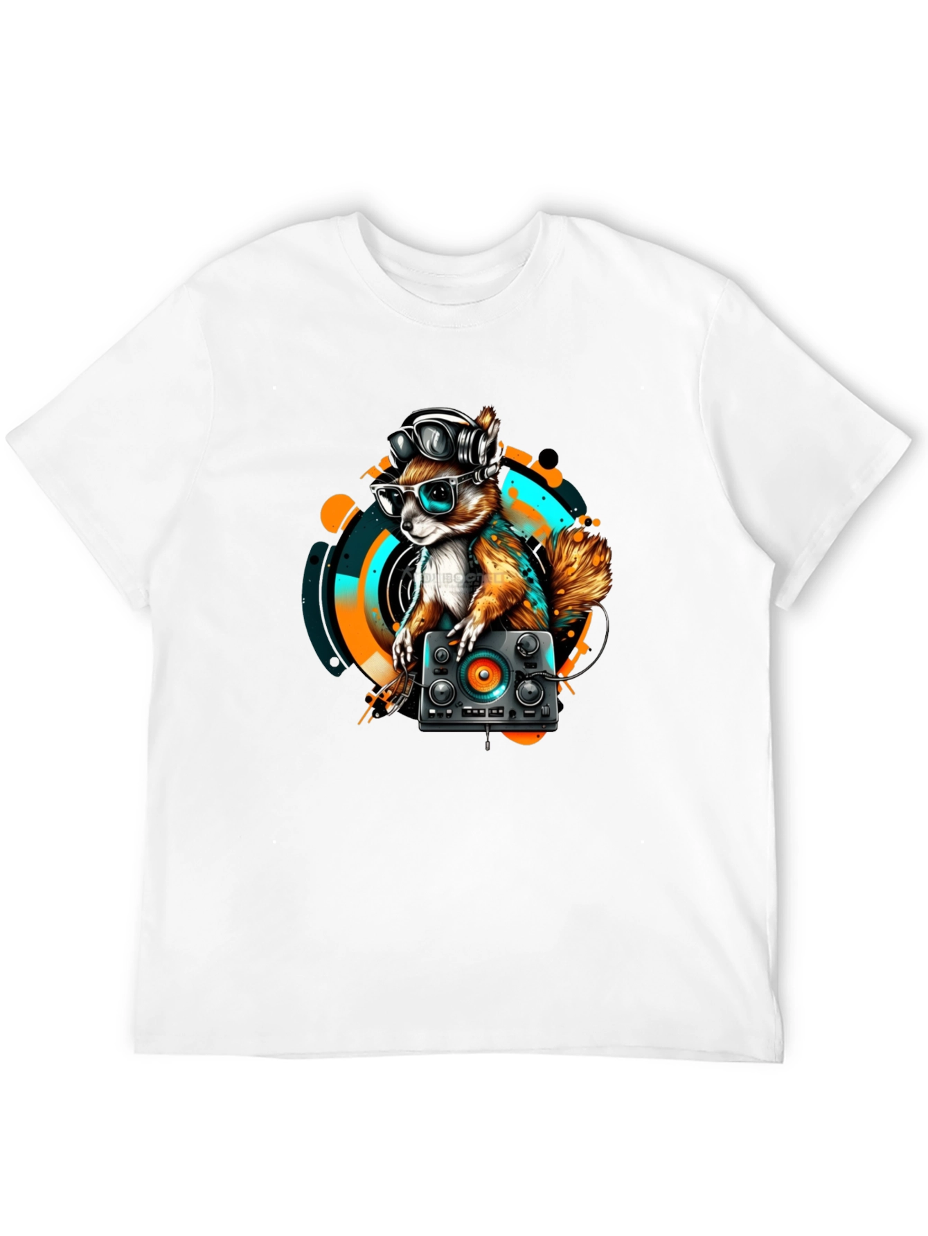 DJ Squirrel T-Shirt - Funky Urban Design