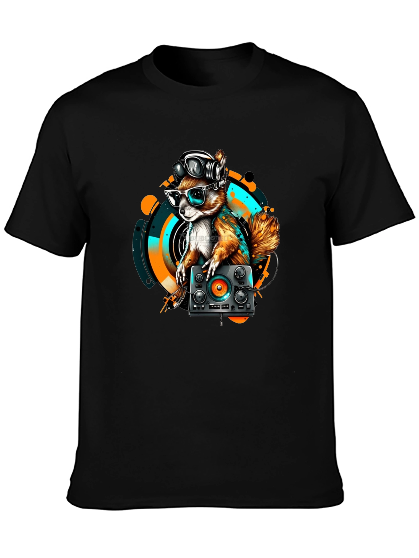 DJ Squirrel T-Shirt - Funky Urban Design