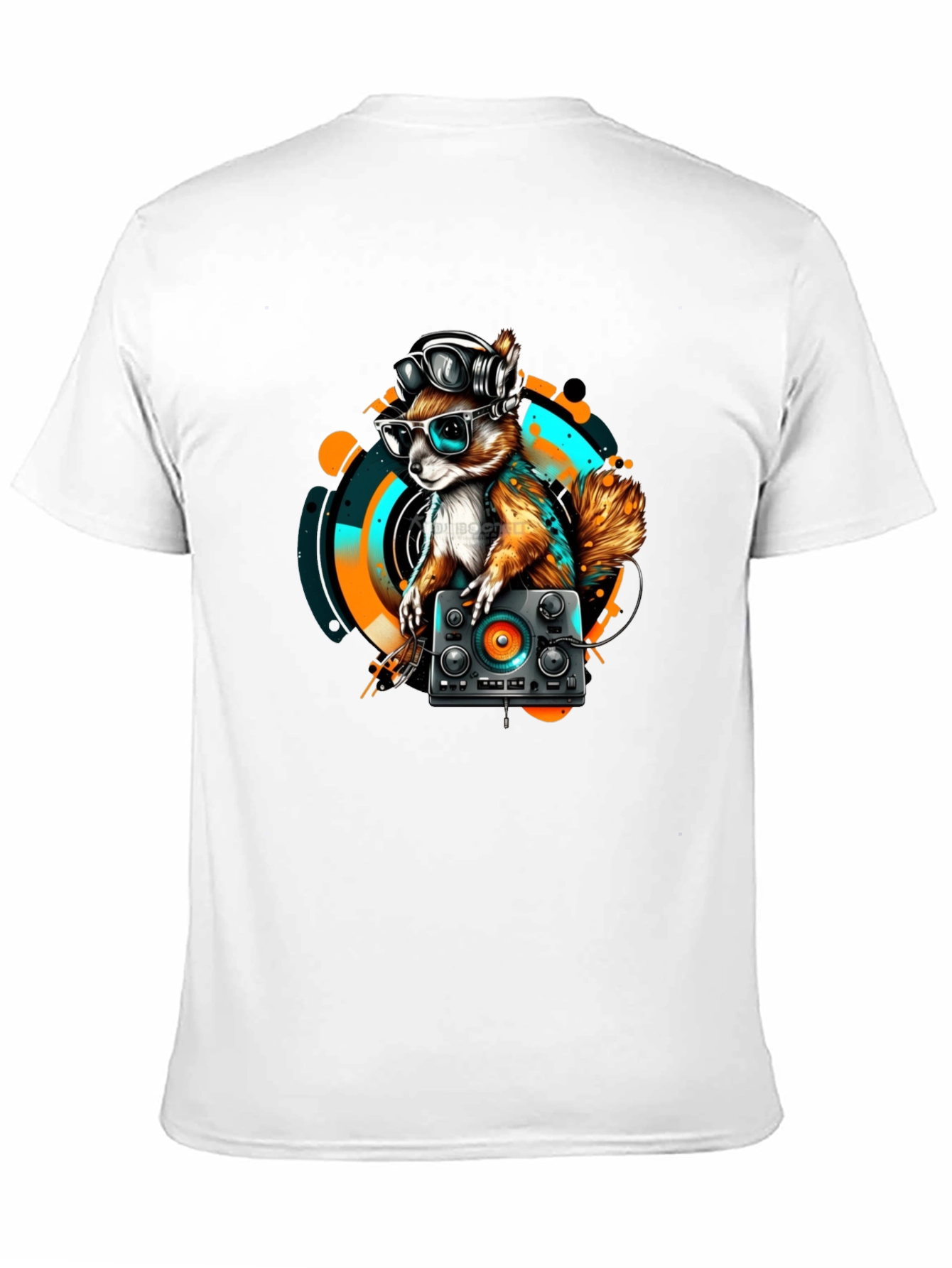 DJ Squirrel T-Shirt - Funky Urban Design