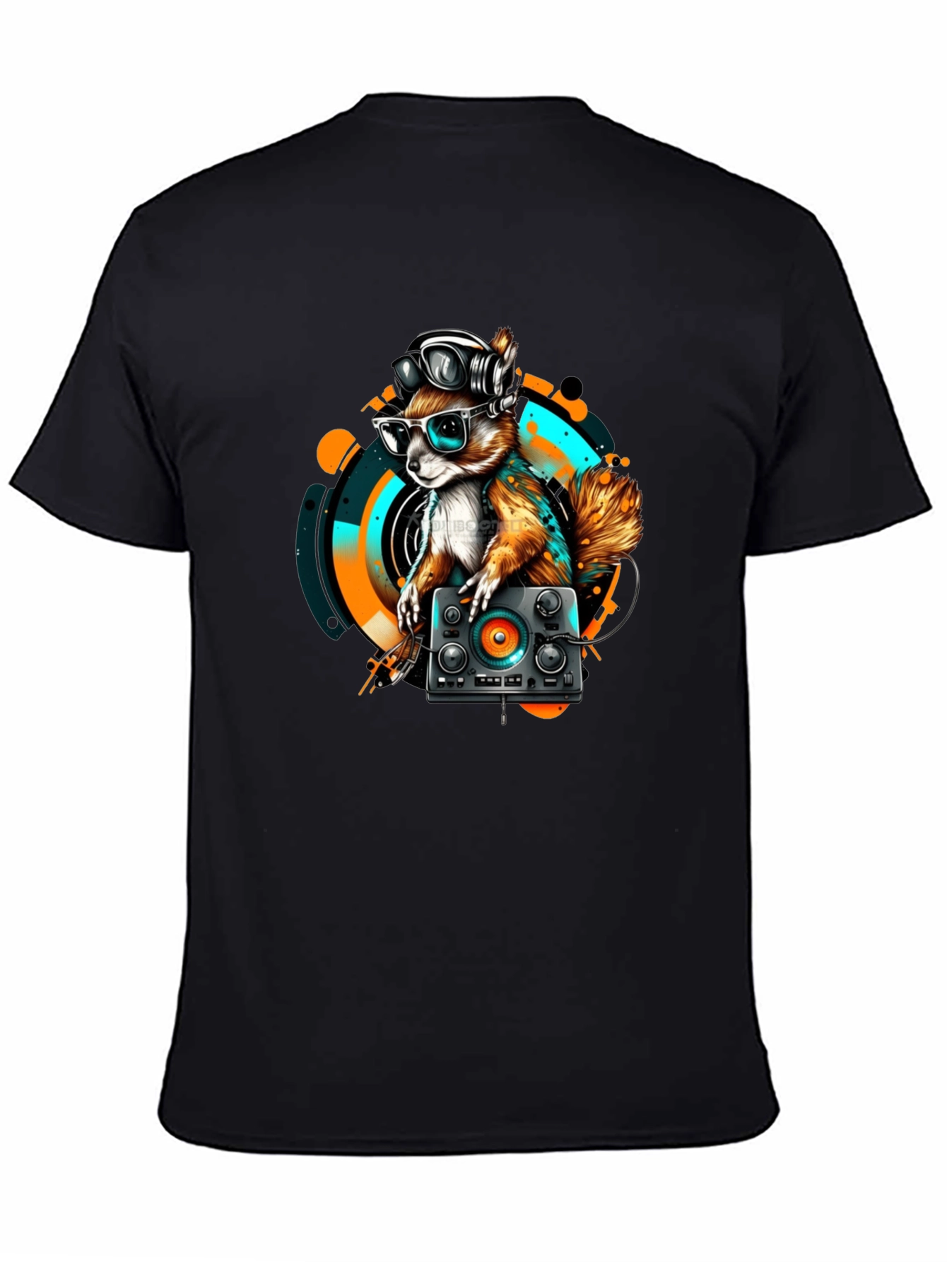 DJ Squirrel T-Shirt - Funky Urban Design