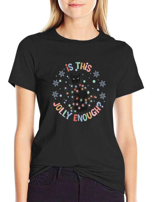 Jolly Cat Holiday T-Shirt