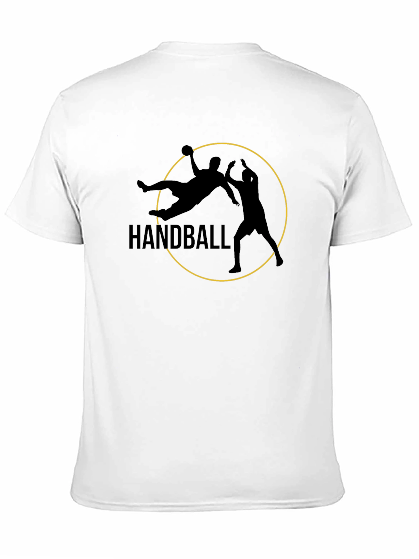 Handball Graphic Tee - Black Sports T-Shirt