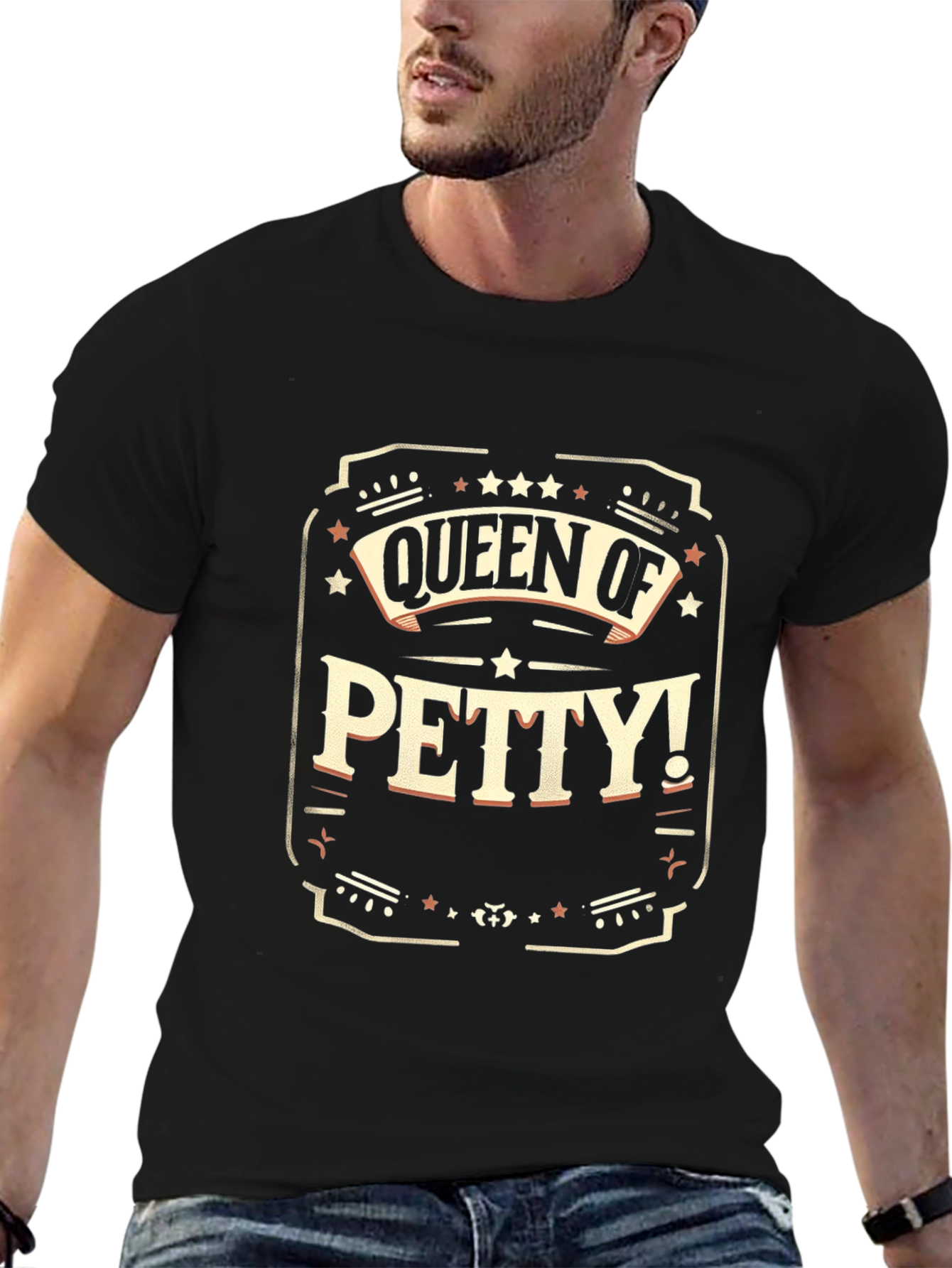 Queen of Petty Black T-Shirt