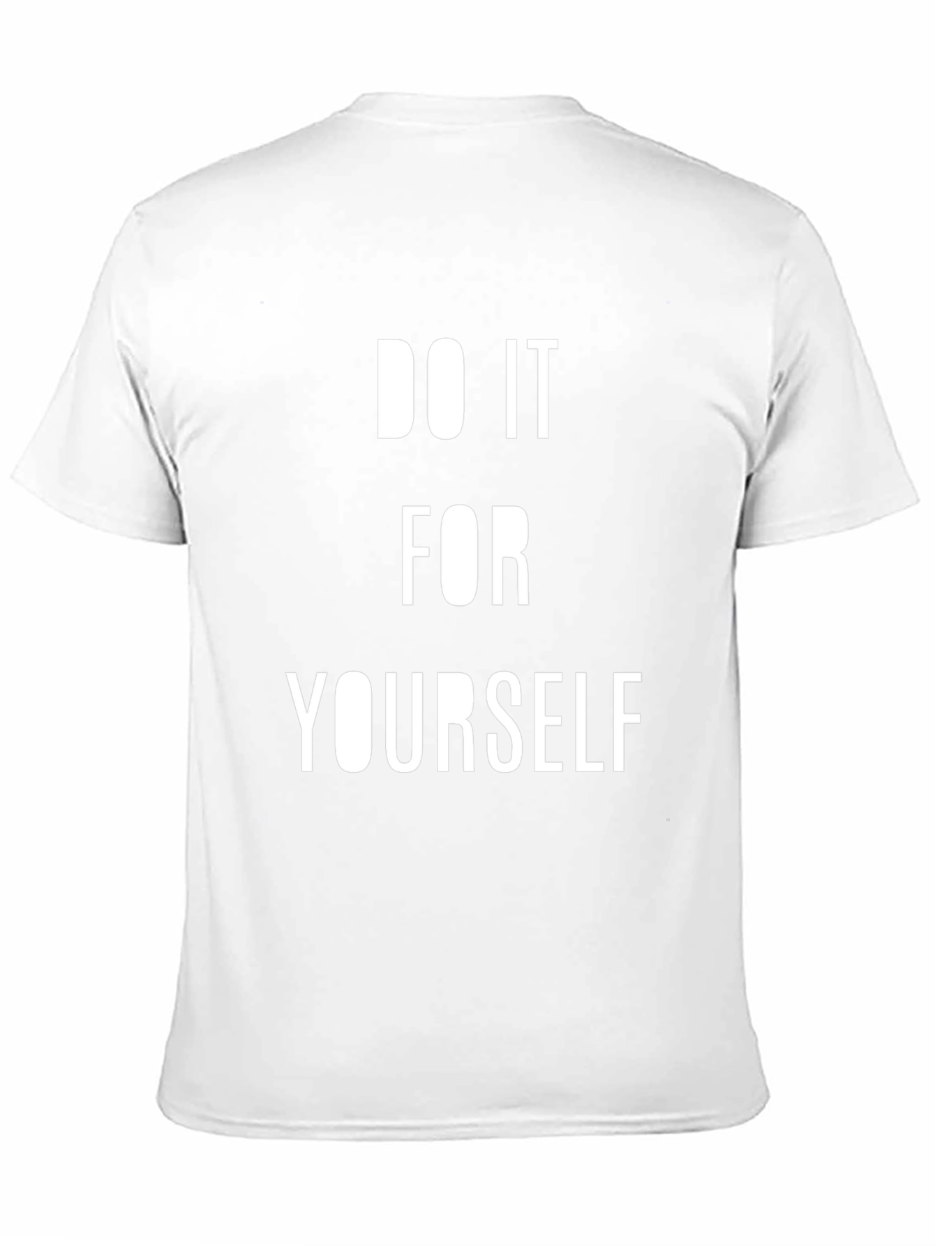 Motivational Black T-Shirt: Do It For Yourself
