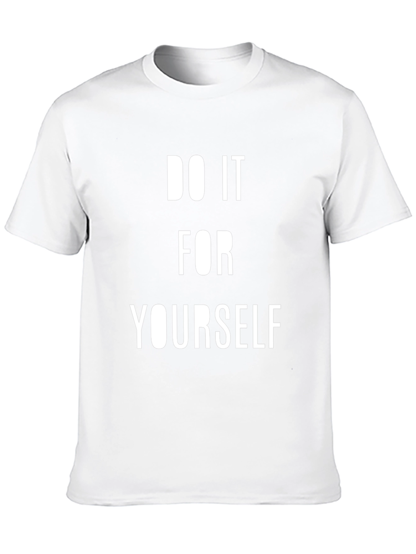 Motivational Black T-Shirt: Do It For Yourself