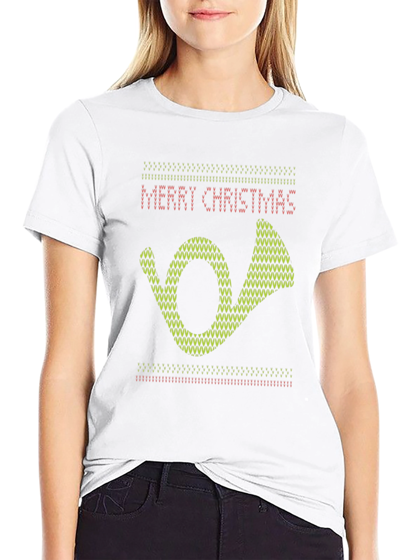 Merry Christmas Horn T-Shirt