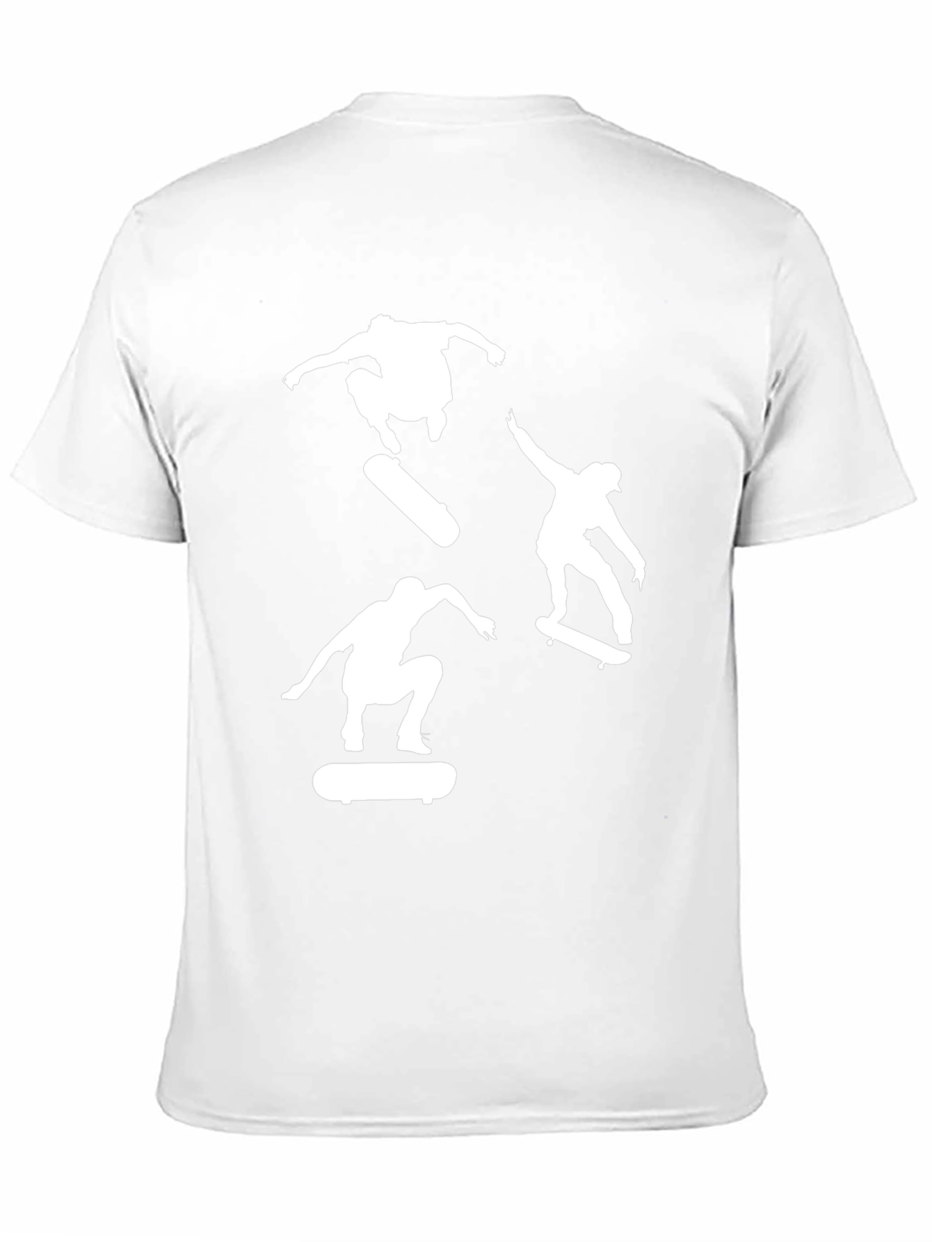 Skater Silhouette Tee - Black Graphic T-Shirt