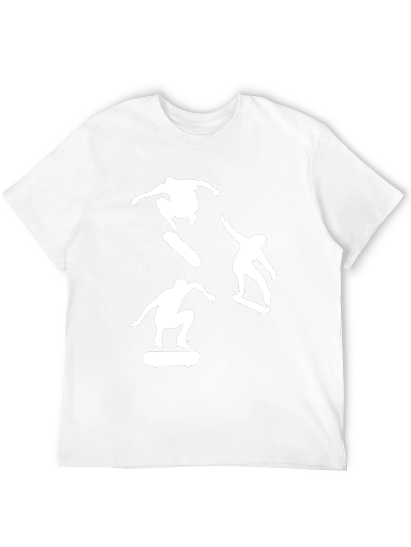 Skater Silhouette Tee - Black Graphic T-Shirt