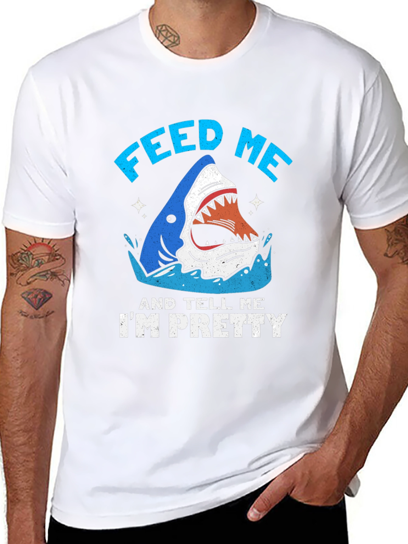 Feed Me and Tell Me Im Pretty Graphic Tee