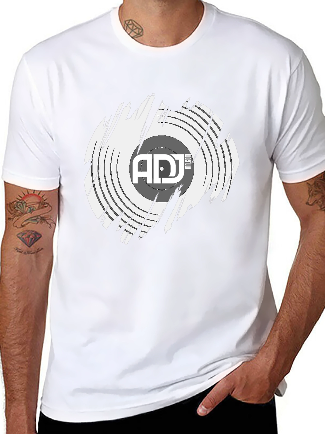 Retro DJ Record Graphic Tee