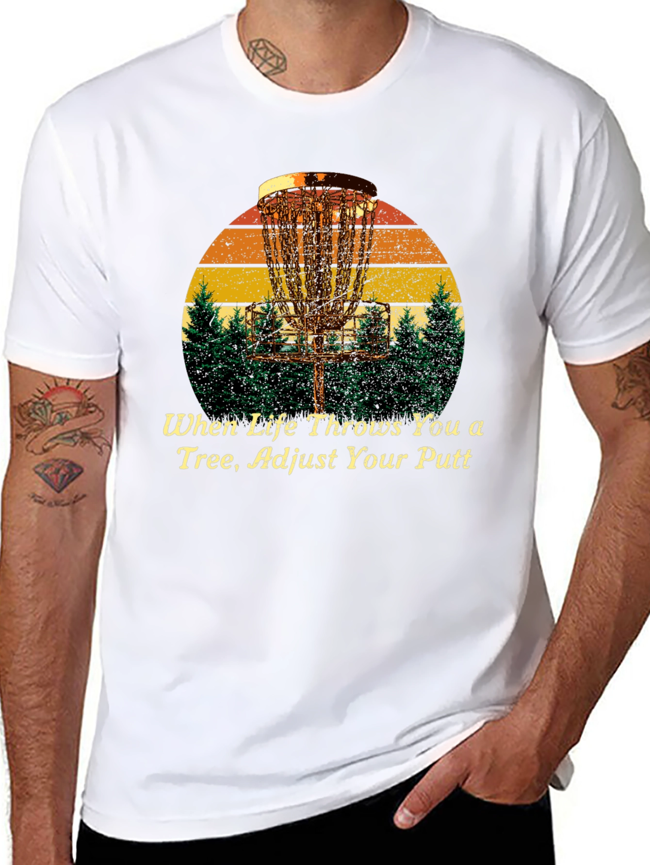 Disc Golf T-Shirt: Adjust Your Putt