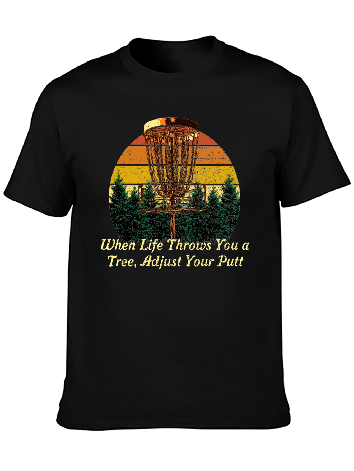 Disc Golf T-Shirt: Adjust Your Putt