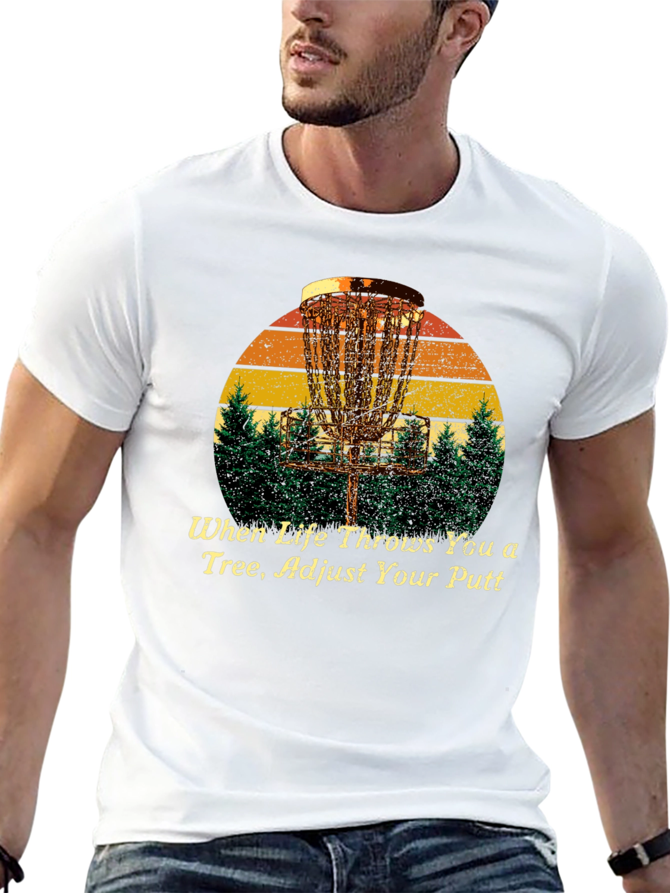 Disc Golf T-Shirt: Adjust Your Putt