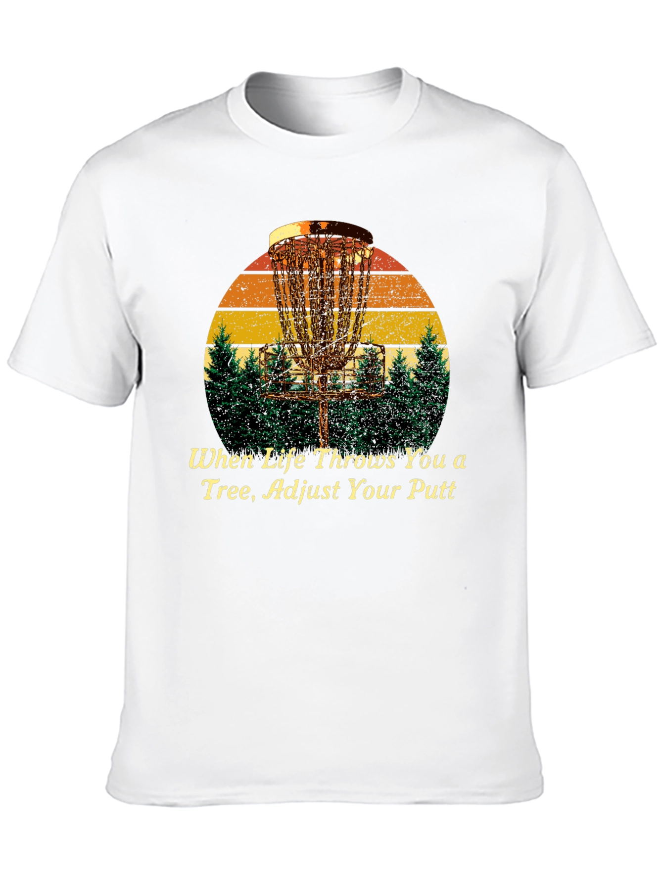 Disc Golf T-Shirt: Adjust Your Putt