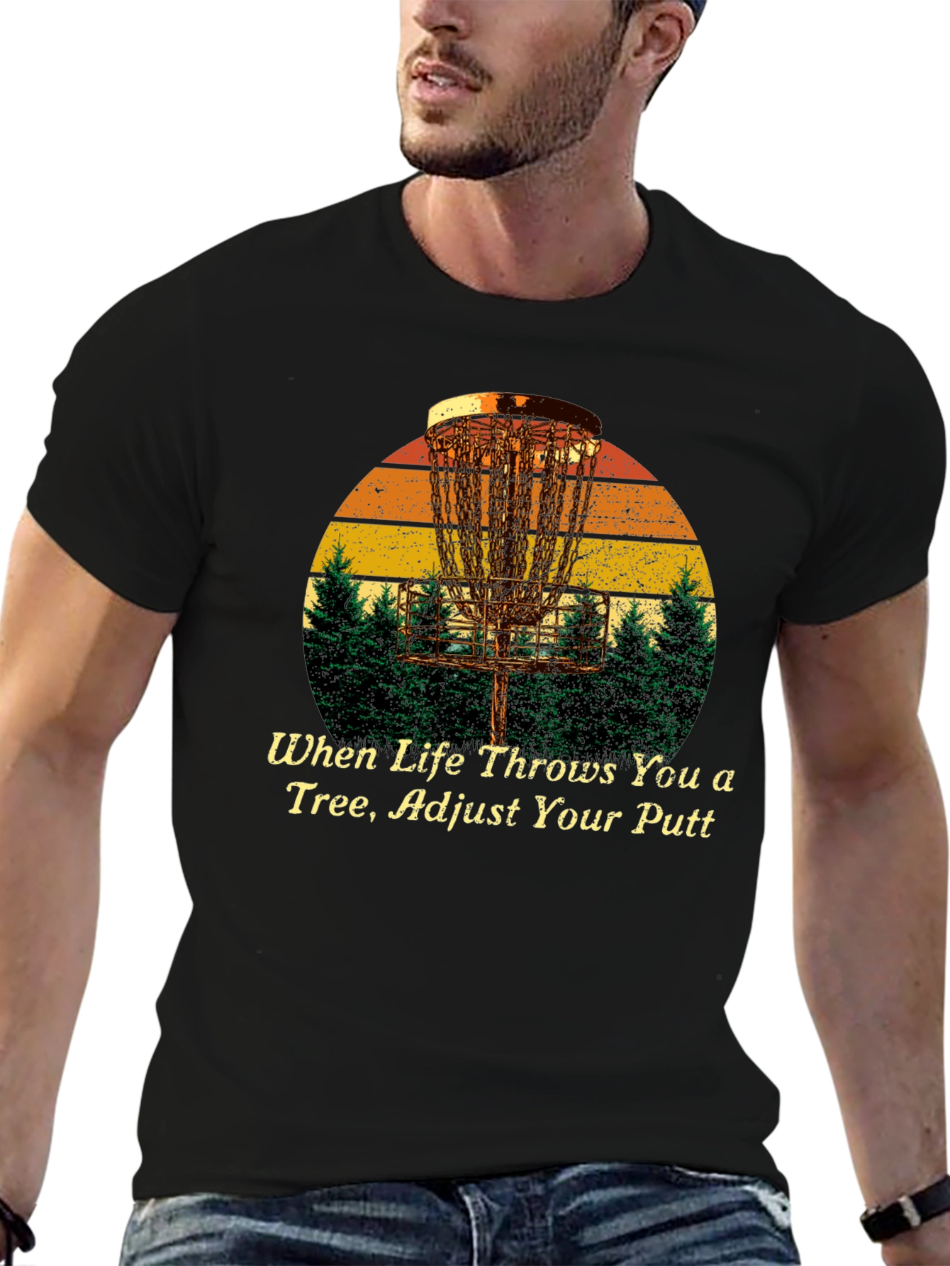 Disc Golf T-Shirt: Adjust Your Putt
