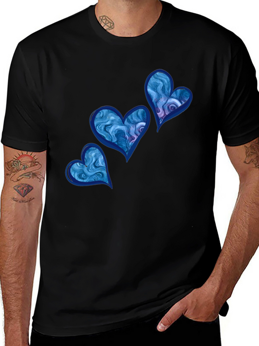 Blue Heart Graphic T-Shirt