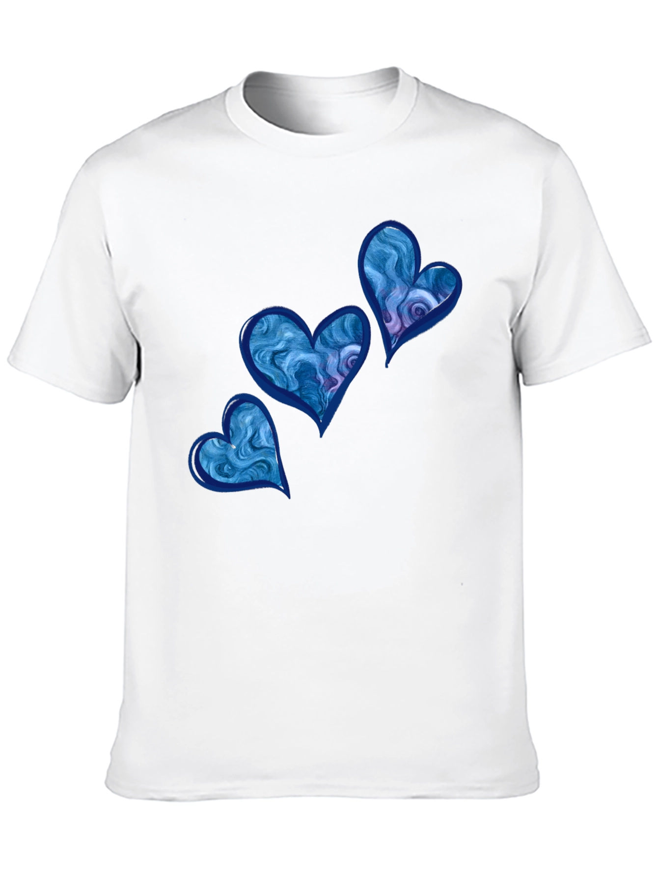 Blue Heart Graphic T-Shirt