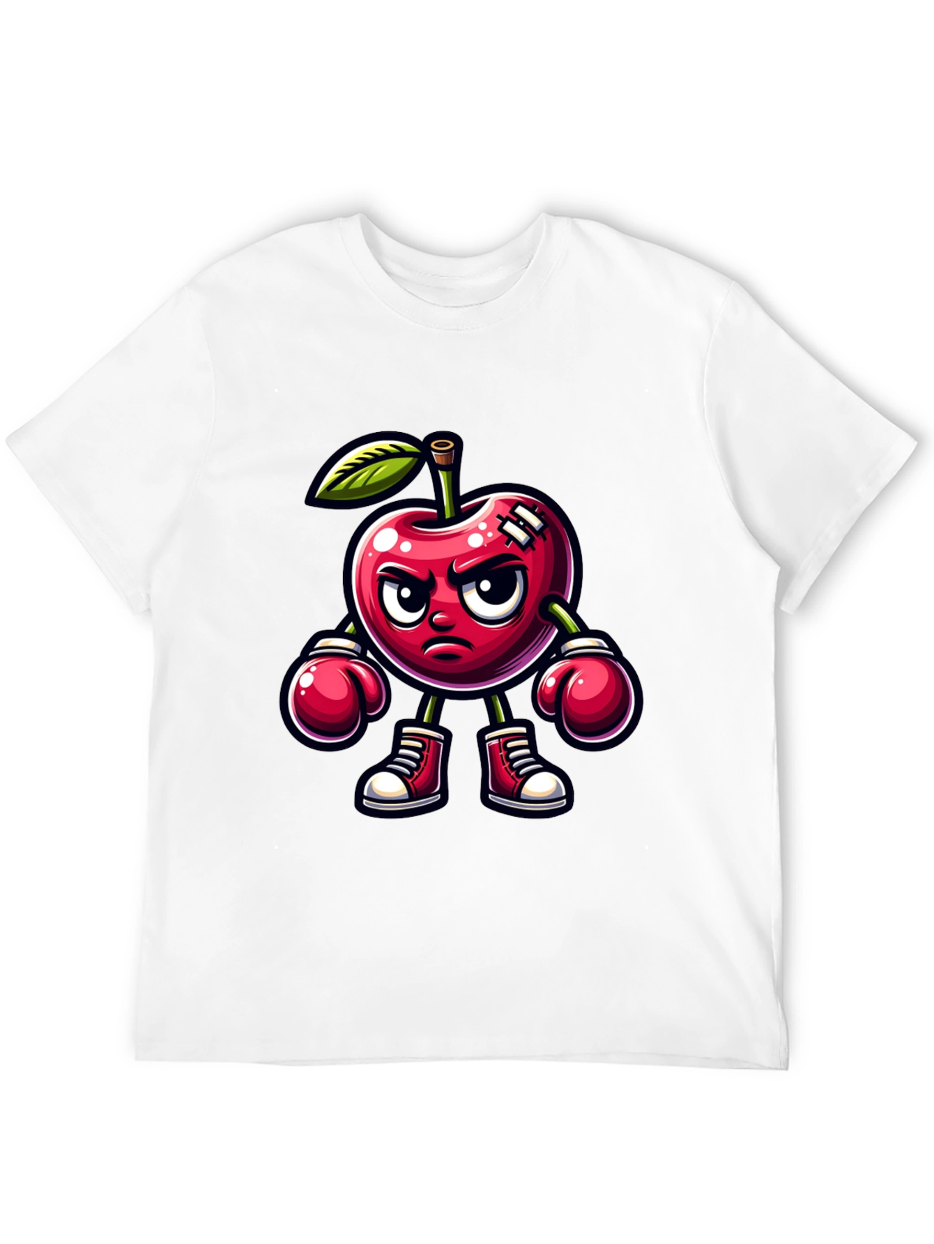 Cherry Boxer Graphic Tee - Punchy Style