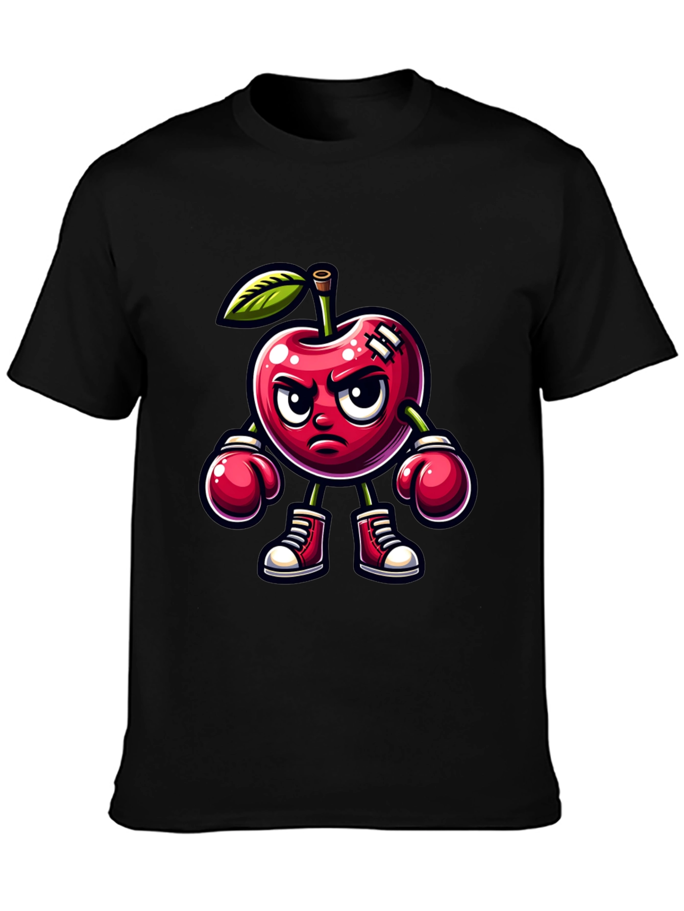 Cherry Boxer Graphic Tee - Punchy Style