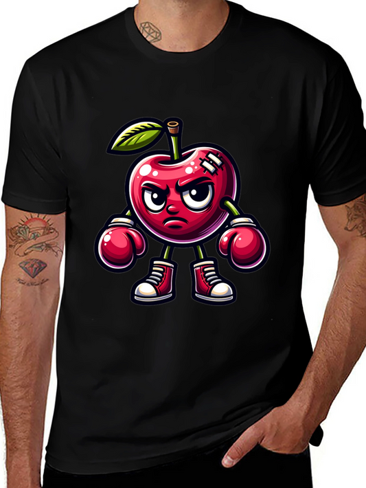 Cherry Boxer Graphic Tee - Punchy Style