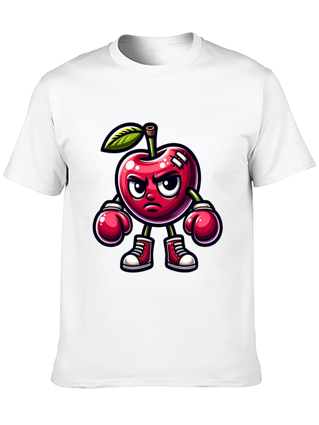 Cherry Boxer Graphic Tee - Punchy Style