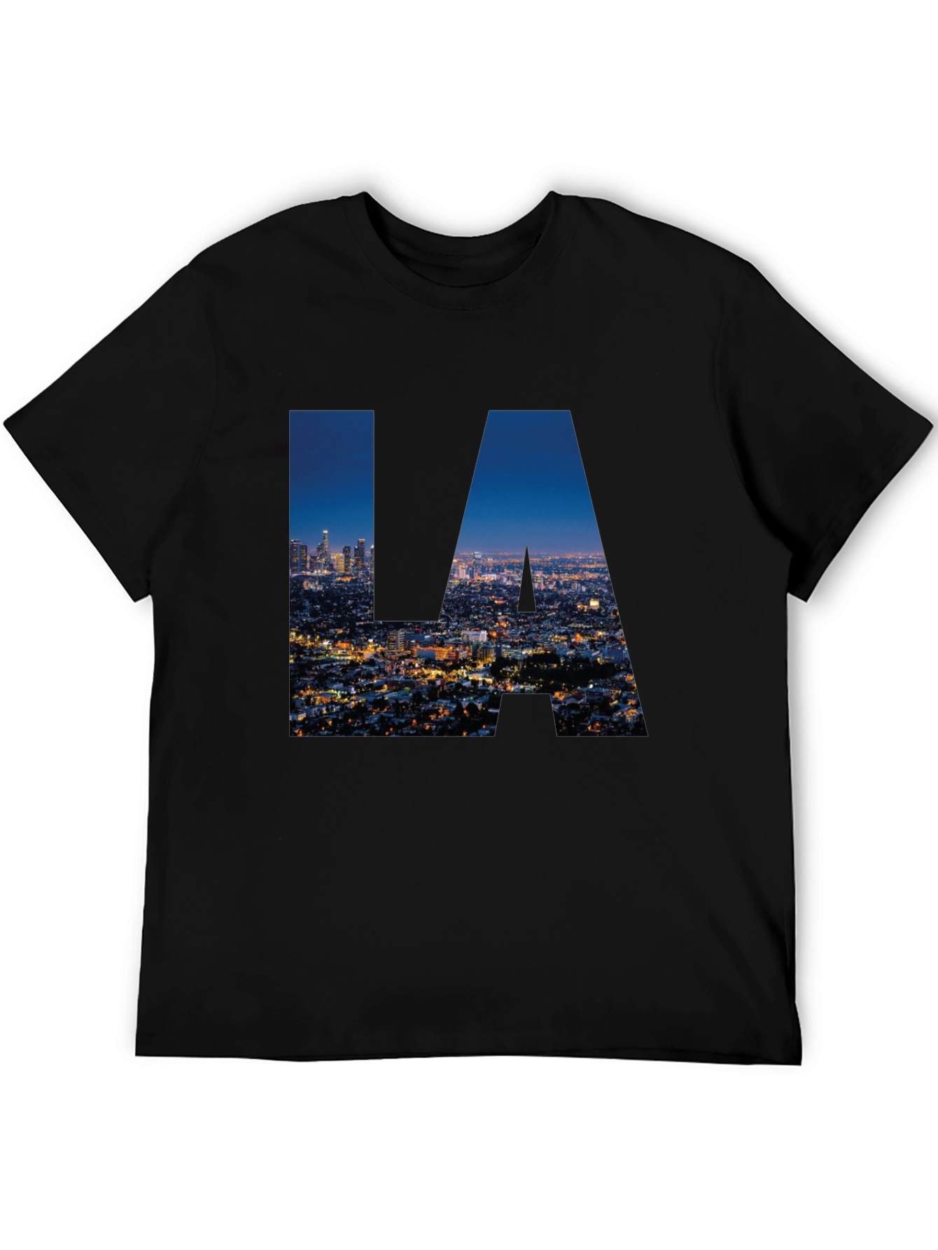 LA Skyline Graphic T-Shirt - Cityscape Tee