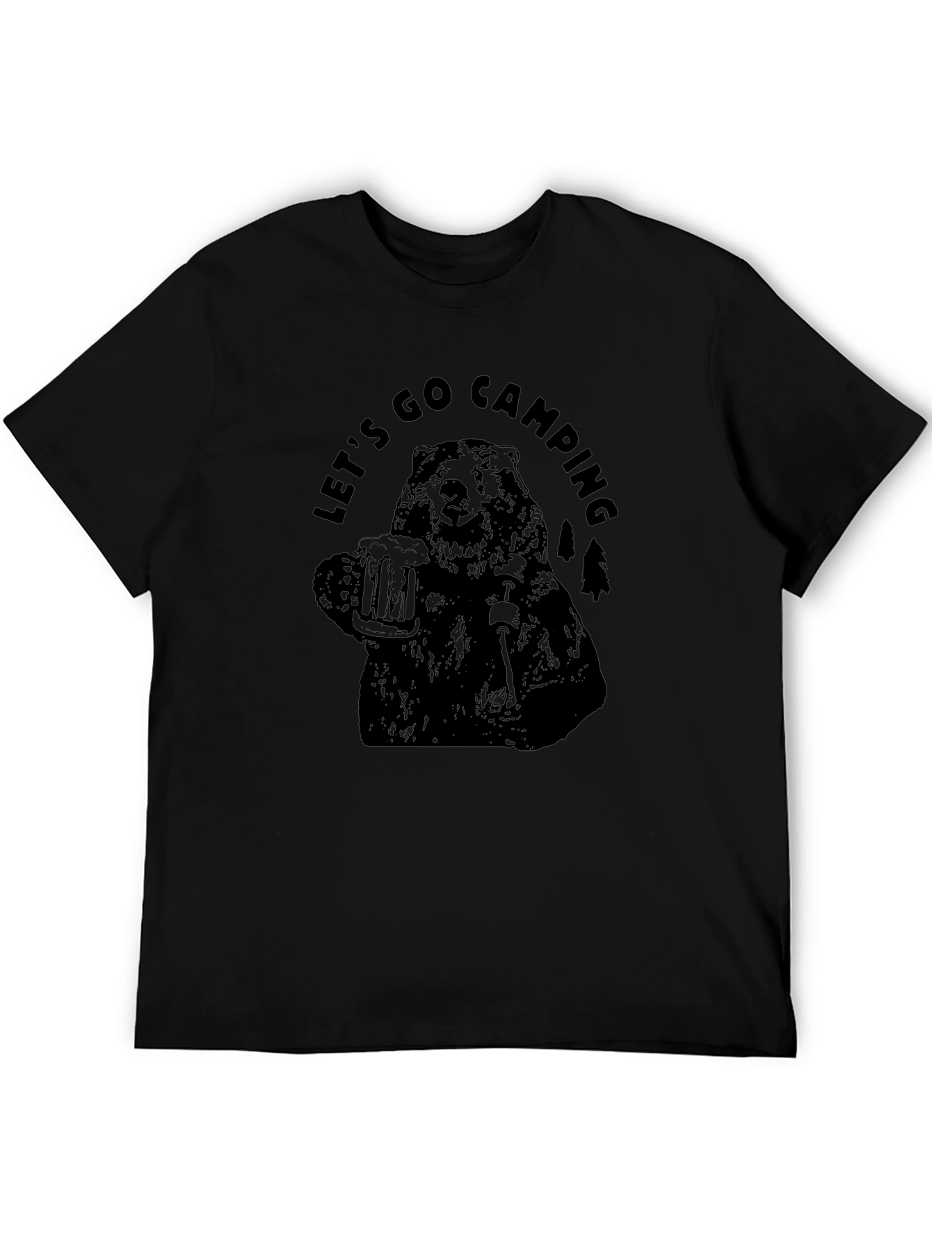 Lets Go Camping Bear T-Shirt