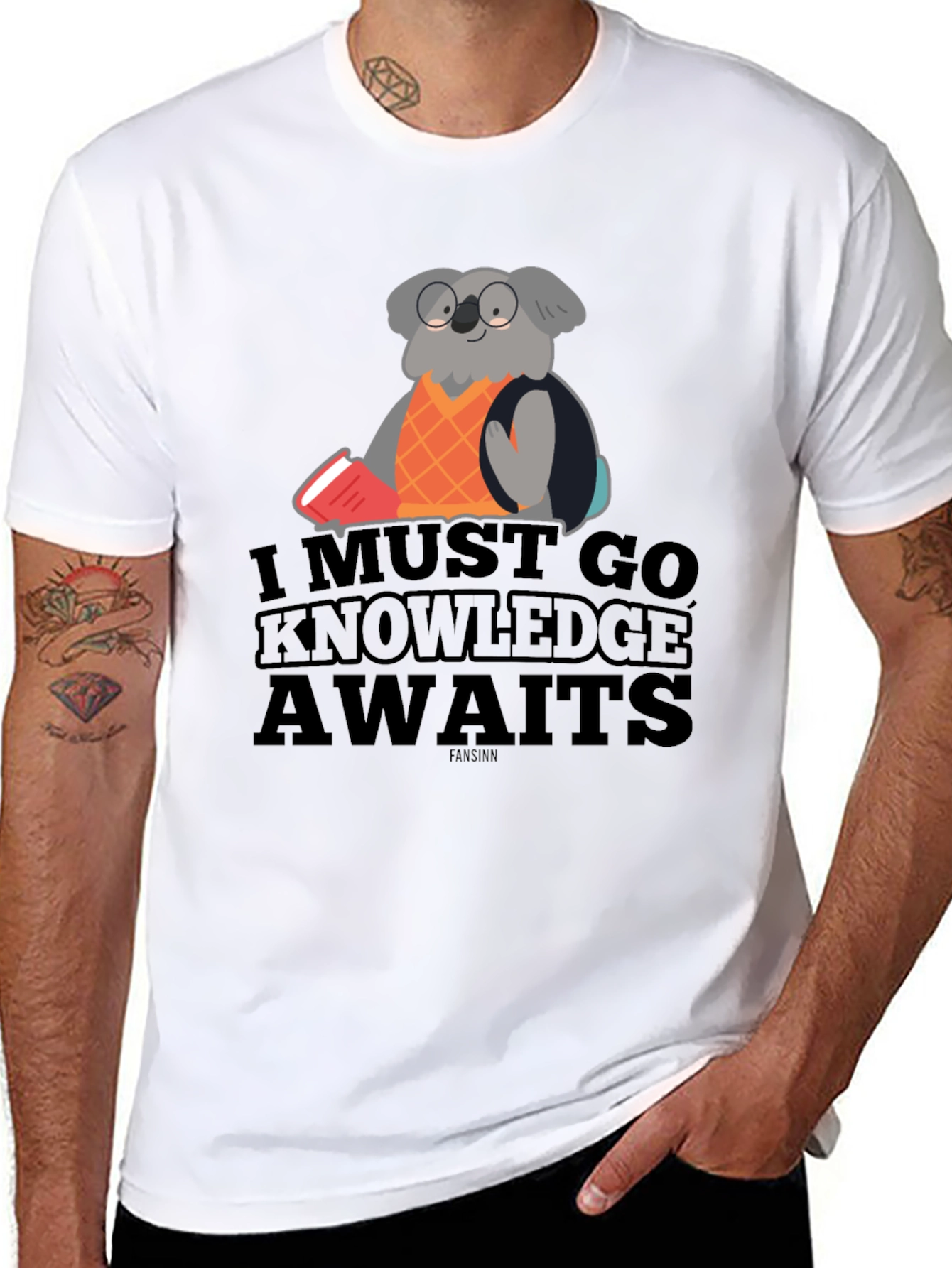 Knowledge Awaits Graphic Tee
