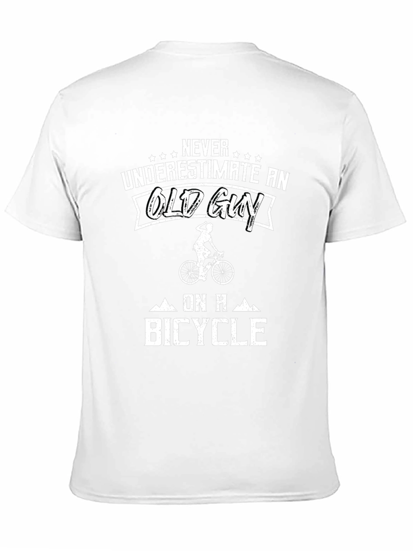 Old Guy Bicycle T-Shirt: Funny Cycling Tee