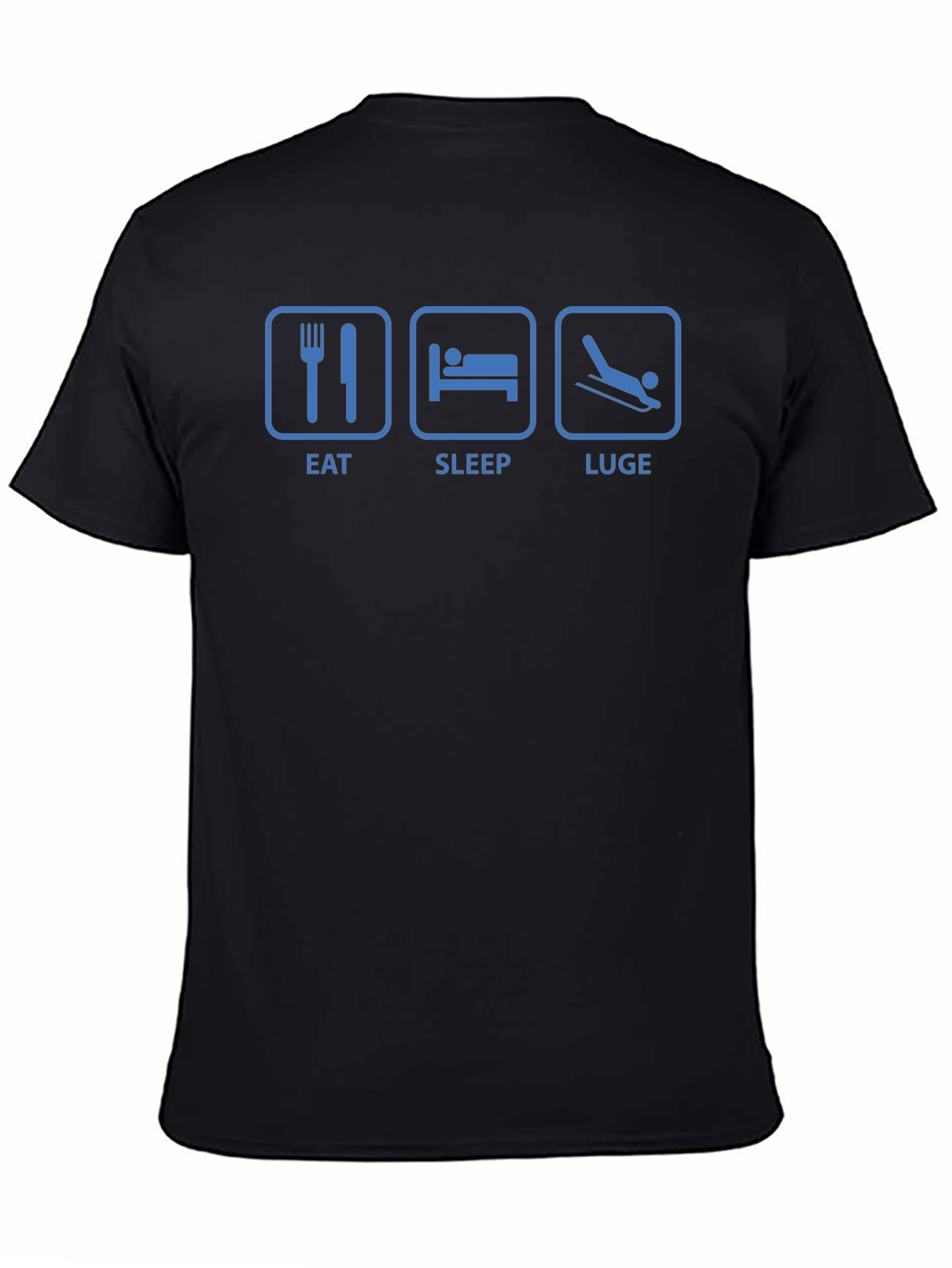 Eat Sleep Luge T-Shirt - Funny Sports Tee