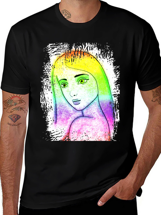 Rainbow Alice T-Shirt - Unique Colorful Design