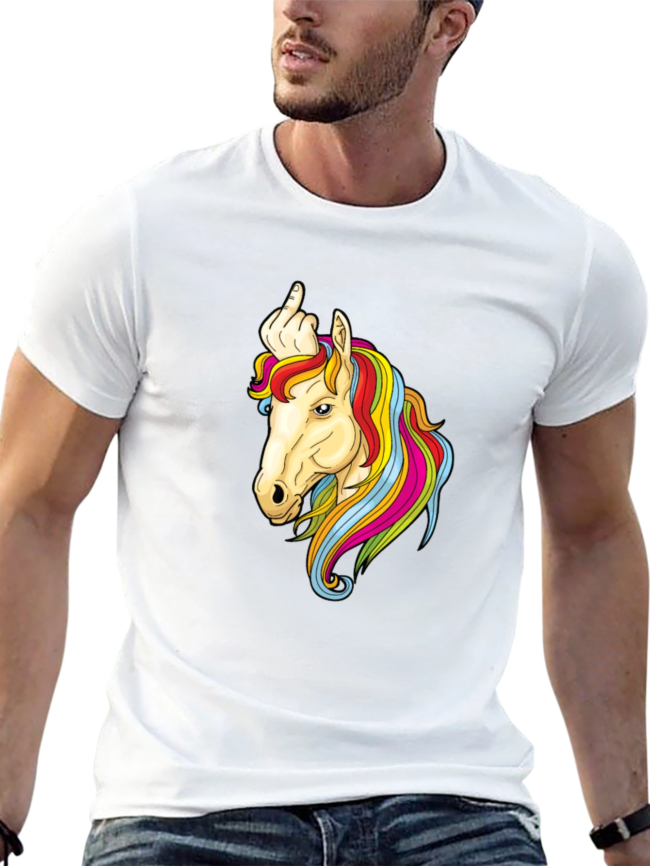 Rebellious Unicorn Graphic Tee