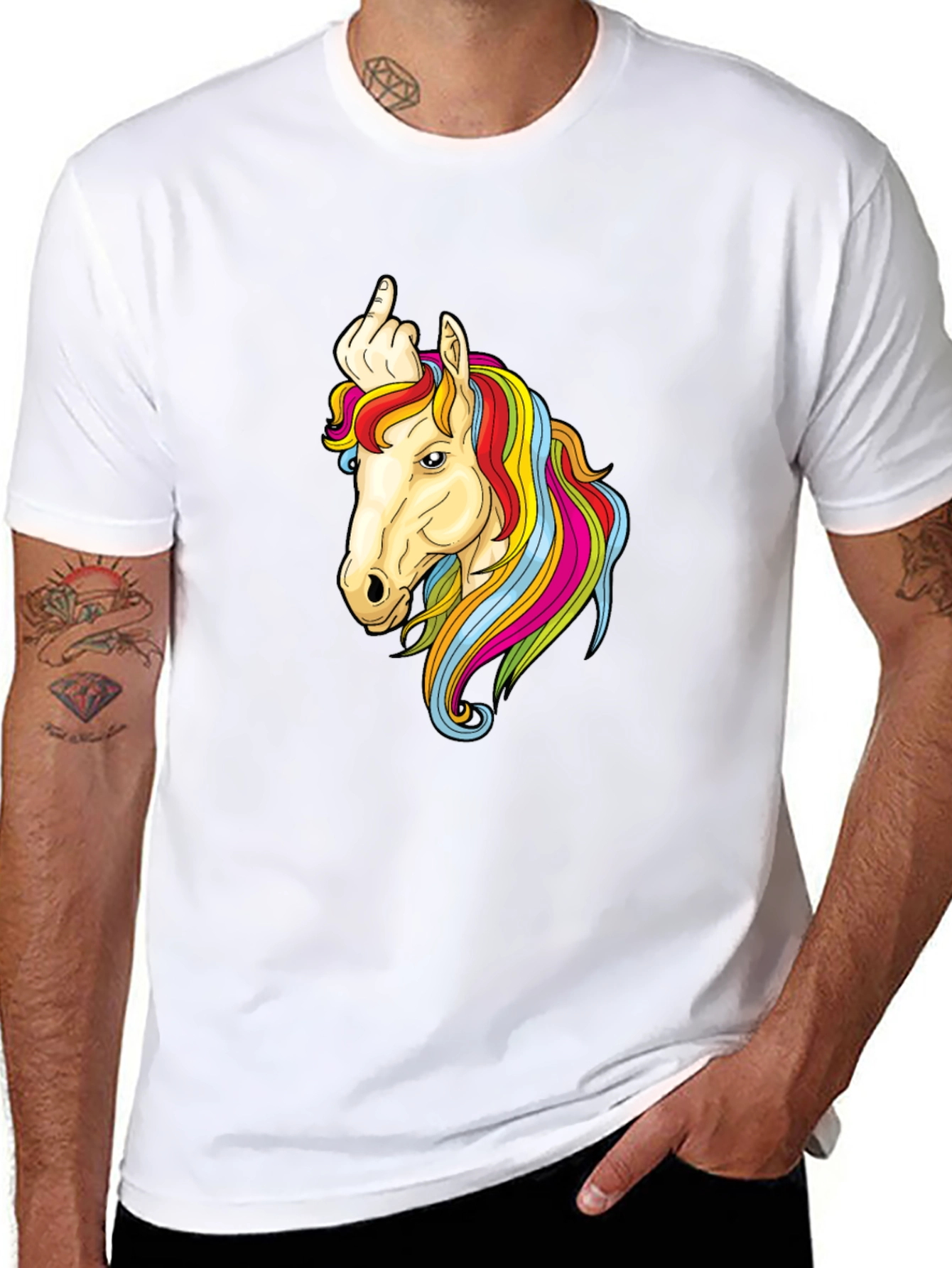 Rebellious Unicorn Graphic Tee