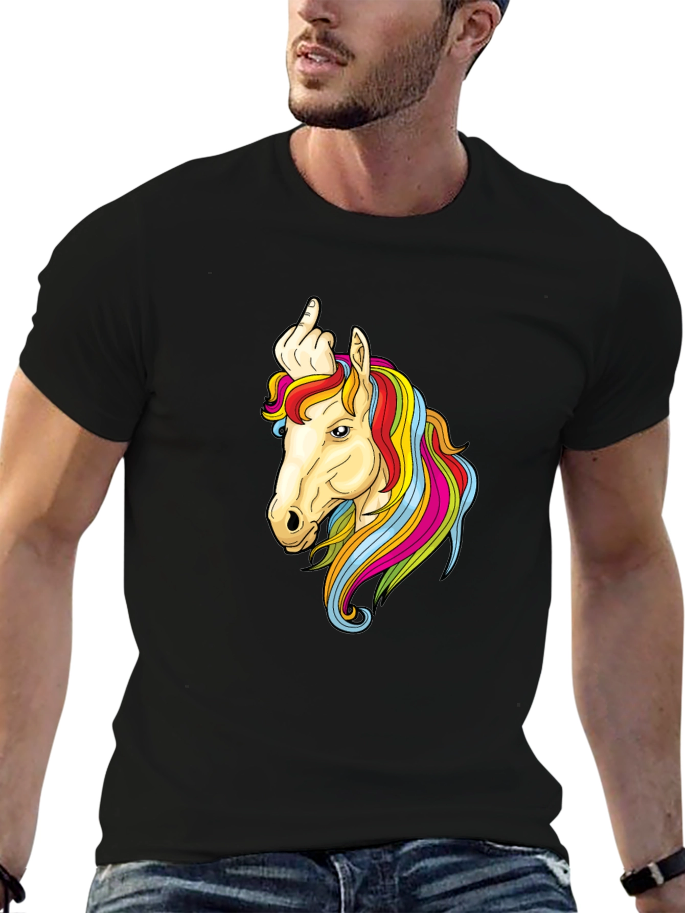 Rebellious Unicorn Graphic Tee