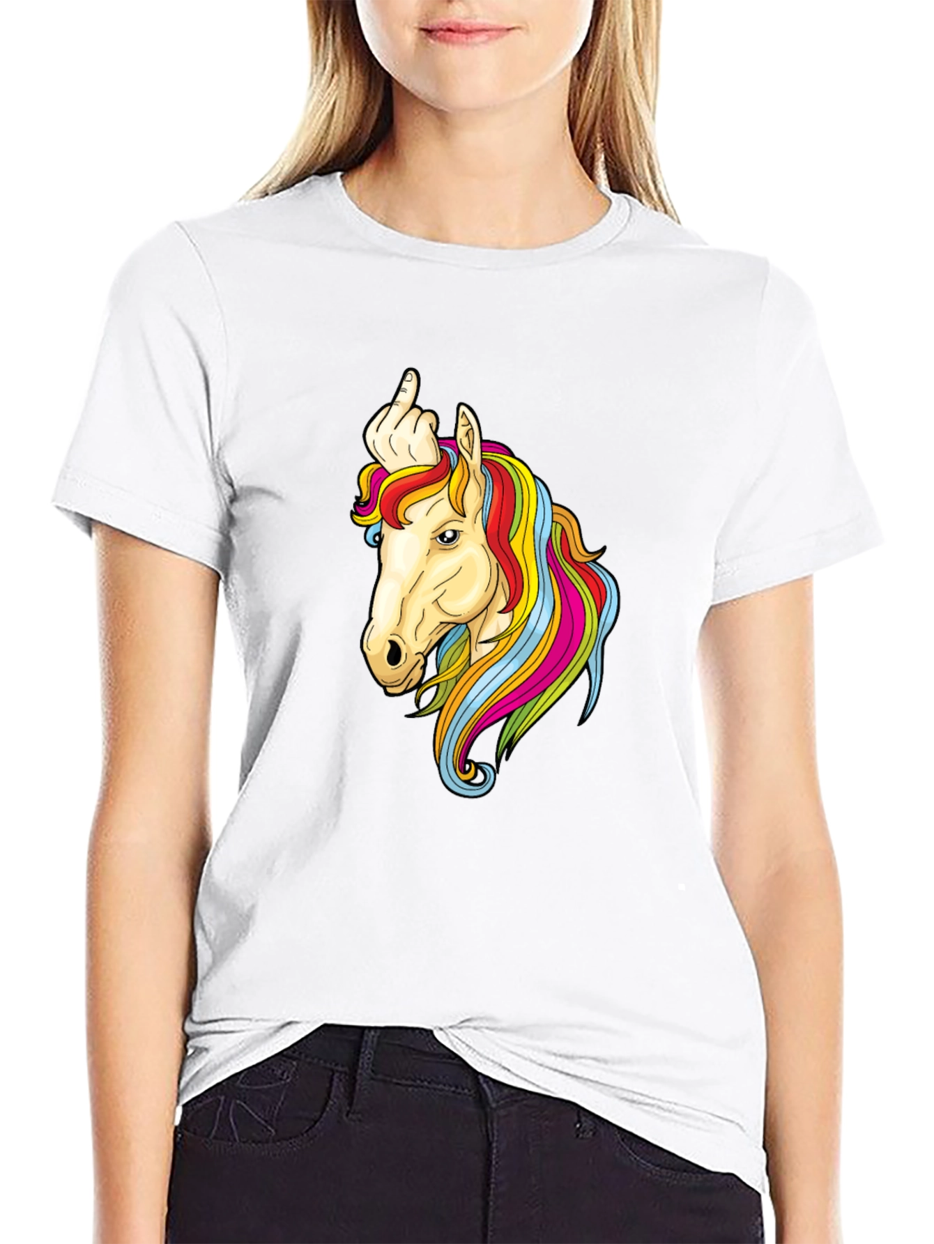 Rebellious Unicorn Graphic Tee