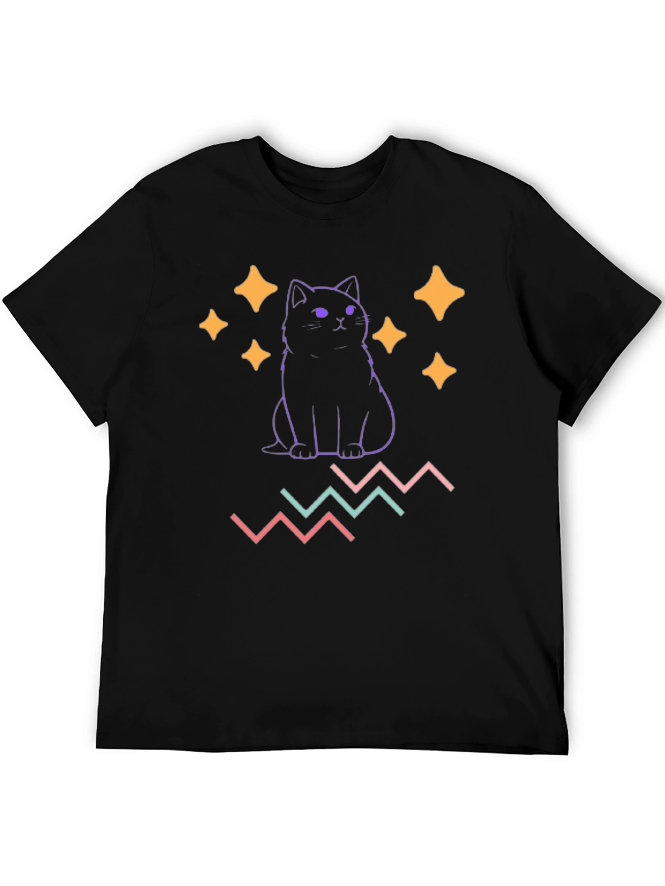 Cute Cat Graphic Tee - Trendy & Stylish