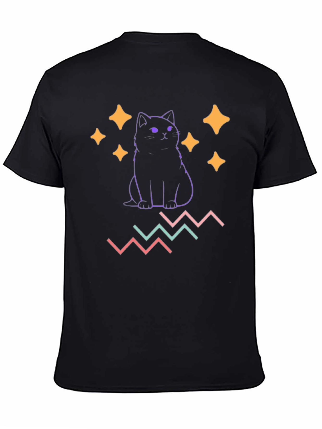 Cute Cat Graphic Tee - Trendy & Stylish