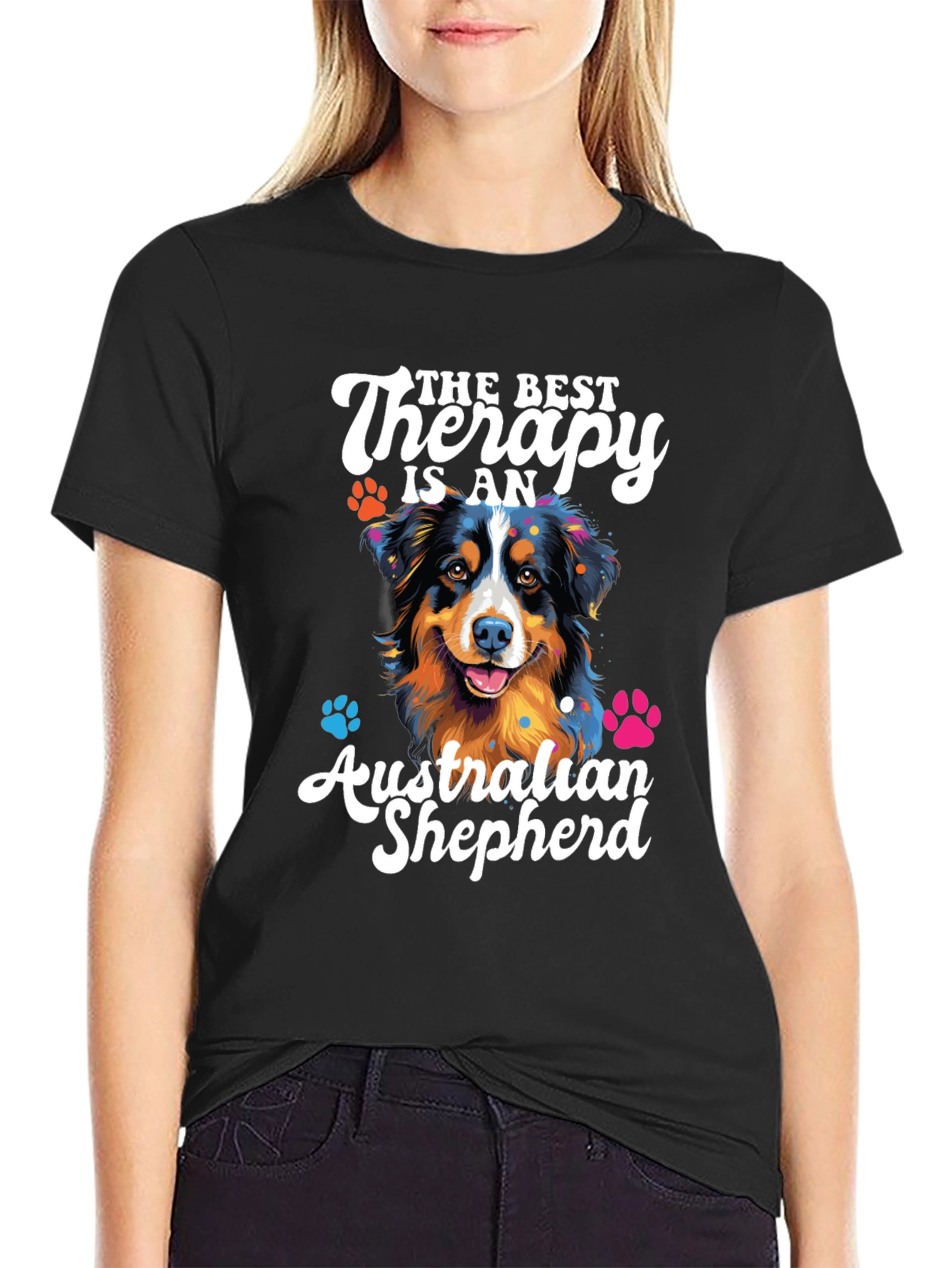 Australian Shepherd Therapy T-Shirt