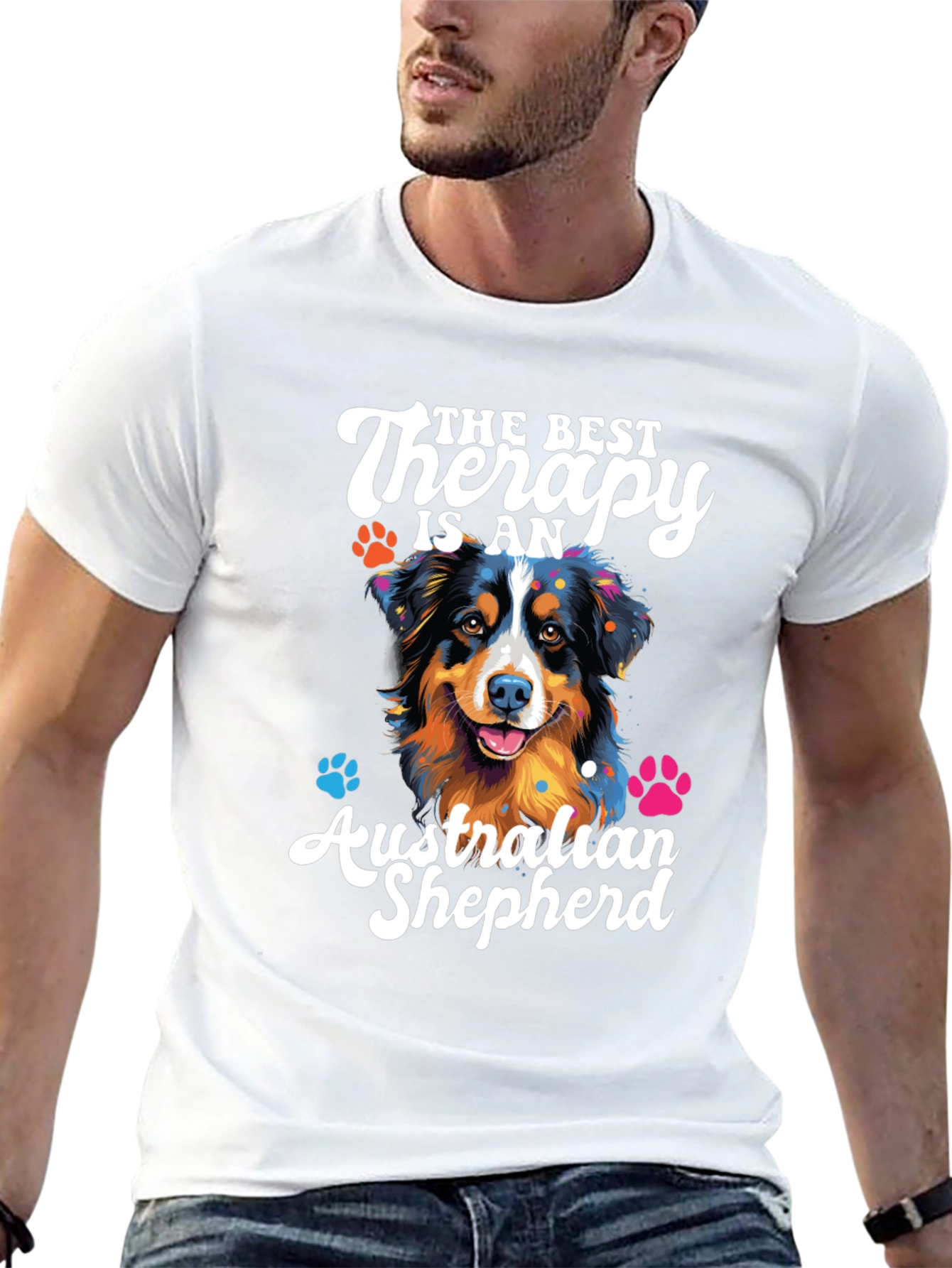 Australian Shepherd Therapy T-Shirt