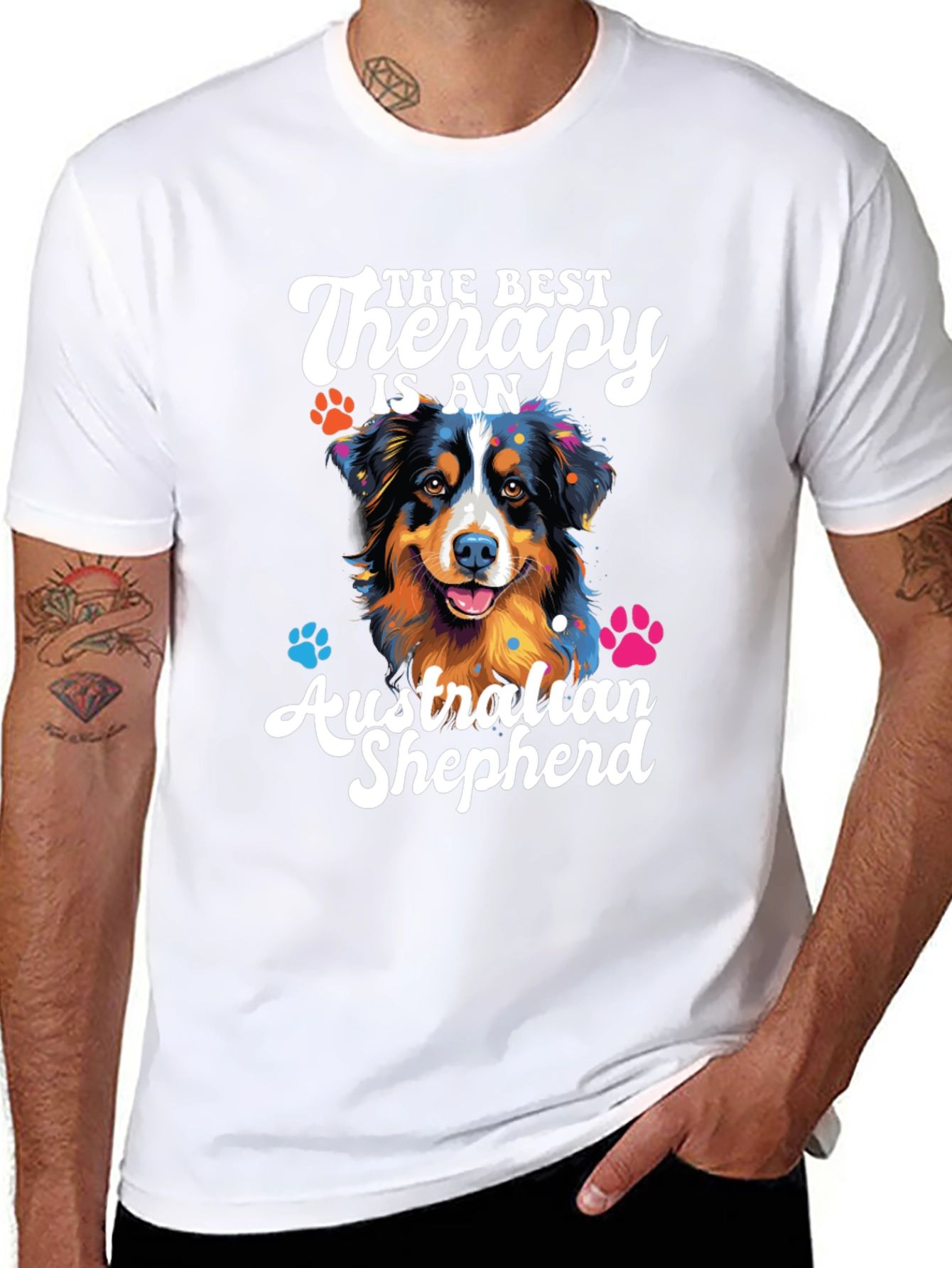 Australian Shepherd Therapy T-Shirt